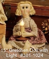 15" Gretchen Doll w/ light